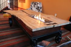 Coffee Table//Fireplace//Industrial Cart 1 small