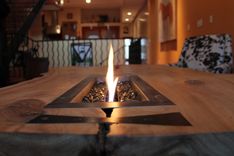 Coffee Table//Fireplace//Industrial Cart 6 small