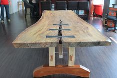 Reclaimed Live Edge Elm Table 3 small