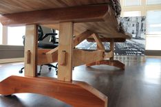 Reclaimed Live Edge Elm Table 6 small