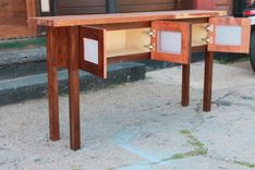 Siberian Elm Side Table//Media Center 3 small