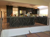 Abstract 'Branch' Metal Forged Iron Railing 4 small