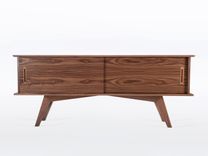Modern Sideboard Buffet In Solid Walnut Wood "Montecito" 7 small