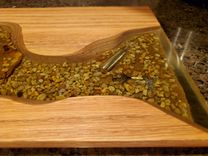 *Sold*- Charcuterie Board- "Lazy Stream" 2 small
