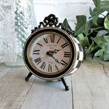 Courtly Clock Hand Painted Checks Clock Checkered Decor 5 small
