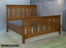Spiral Grain, Quartersawn Oak, Bedroom Set, King 1 small