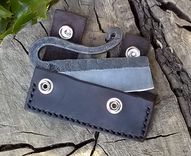 Firecreekforge.Com Forged Cigar Knife From Upcycled Repurposed Steel Hollow Ground Razor 1 small