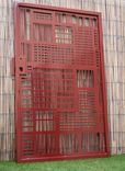 Decorative Steel Gate - Crisscross Steel Gate - Steel Art Panel - Custom Gate 1 small