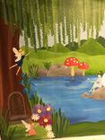 Fairy Princess Mural On Canvas 6'Tall By 8'Wide 3 small