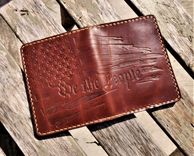 Handmade Leather Wallet Raeda Wickett & Craig Brown We The People Usa 7 small