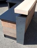 Reclaimed Reception Desk With Metal Wrap 2 small