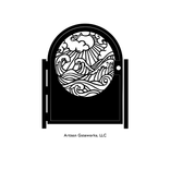 Decorative Steel Ocean Gate - Handcrafted Oceanic Wall Panel - Security Gate - Entryway Gate Art 4 small