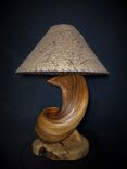Twisted Juniper Table Lamp Handmade 4 small