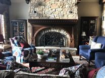 Full Arch Free-Standing Fireplace Screen 2 small