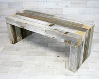 Barn Wood Box Joint Bench 5 small
