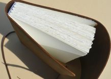 Distressed Pigskin Journal Bound Adventure Notebook Leather Sketchbook Turquoise Gift 5 small