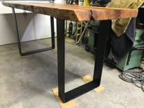 Figured Cherry Butterfly Dining Table 6 small