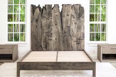 Live Edge Vertical Slab Bed 2 small