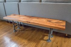 Red Oak Bench | Industrial Bench | Barn Wood Bench 6 small