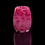 Votive Candle Holder. Hand Blown Art Glass In Pink. 4 small