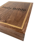 Wooden Holy Bible Box 4 small