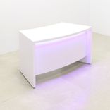 Custom Modern Executive Office Desk, Laminate Top - Seattle Curved Desk 1 small