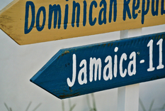 Directional Mileage Garden Decoration Sign, Rustic Wood Destination Sign 3 small