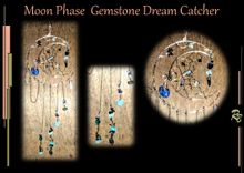 Dreamcatcher, Unique, Gifts,  Women, Gemstones,Celestial,Friend,Wife, Mother,,Daughter, Moon 2 small