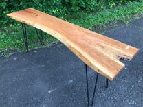 Live Edge Cherry Console Table 5 small