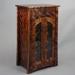 Custom Flame Birch Wine Cabinet 1 small