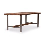 Industrial Dining Table - Reclaimed Wood And Metal Table - Rustic Modern Table - Conference Table 1 small