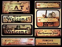 Wood, Sign, Custom, Wood Burned, Plaques, Signs, Art 5 small