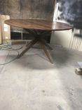 Mid Century Walnut Dining Table 1 small
