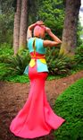 Color Block 2pc Gown - Audrey 3 small