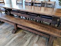 Reclaimed Maple Dining Table 4 small