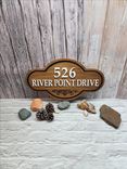 Personalized Routed Address Sign 3 small