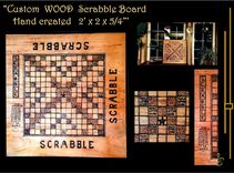 Backgammon, Game, Game Room Games, 2ft' Custom, Personalized, Wood Burned 5 small