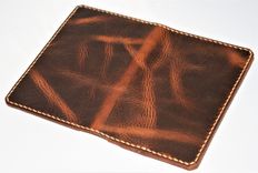 Jp Leathercraft Handmade Scribo Field Notes Cover Wallet Wheat Harvest Leather 3 small
