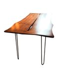 "Kissing Table" - Maple Live Edge With Hairpin Legs 1 small
