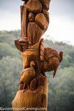 Custom Wildlife Carving 6 small