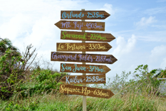 Garden Directional Destination Wood Arrow Sign, Housewarming Gift Idea. 2 small