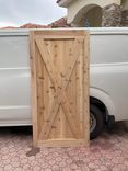 Custom Made Barn Door Farmhouse Style Rustic Solid Cedar Wood| Barn Door - 6 small