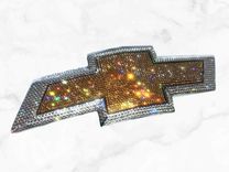 Chevy Chevrolet Bow Tie Crystallized Car Emblem Bling Genuine European Crystals Bedazzled 1 small