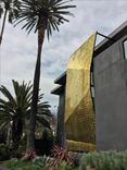 Perforated Brass & Steel Sculptural Facade 2 small