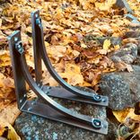 Super Heavy Duty Shelf Bracket. Mantel Bracket. Metal Hand Forged Farmhouse Rustic Bracket. 2 small