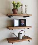 Industrial Rustic Floating Shelf 2 small