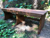 Cypress Five Foot Long Bench Or Seat Custom Made Stain And Finish 2 small