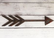 Rustic Metal Shapes And Symbols. 2 small