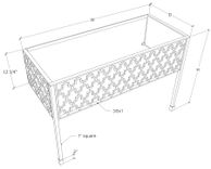 Metal Vanity Base (Victoria) 4 small