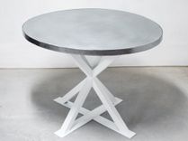 Kensington Round Zinc Dining Table 3 small